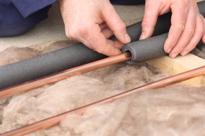 Pipe insulation and winter preparation