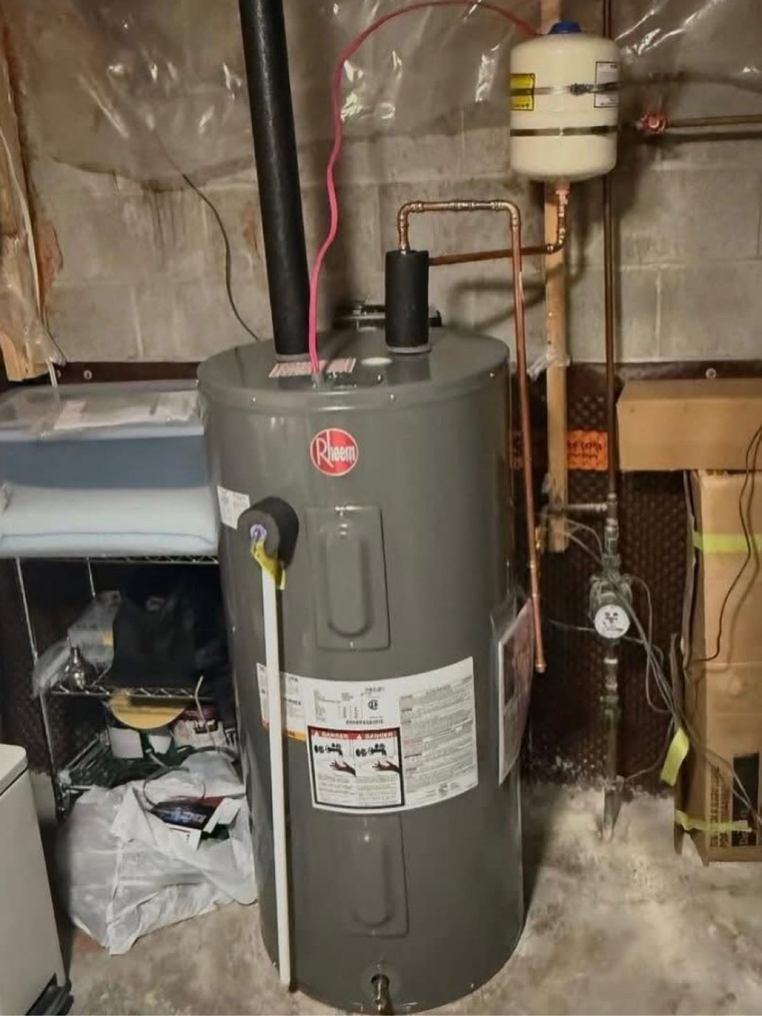 Water heater installed by Concepts Plumbing
